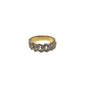 10k Bague Monaco 7.5mm 0.40ct Diamants