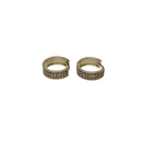 Classic Click: Small 10K Yellow Gold Huggie Hoops