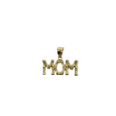 10k Gold Mom Pendant New