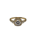 14K 0.80CT VS Round Cut Diamond Engagement Ring