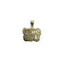 10k Thug Life Gold Pendant