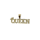 10k Gold Queen Pendant New