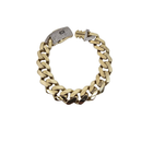 10k 15mm monaco Bracelet crystal lock