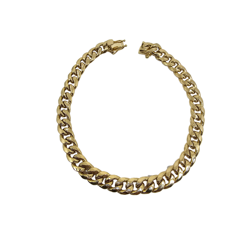 14k 8MM Miami Cuban Link Bracelet