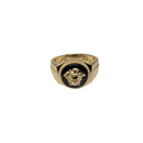 Titan Legacy: 10K Gold Greek Design Comfort-Fit Men’s Ring