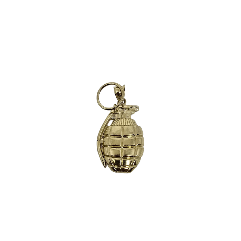 Bomb - 10K Gold  Pendant