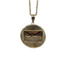 Rope chain 2.5mm+ large Last Supper 10k gold