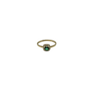 10k Gold round stone Ring