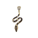 Serpent 10k Noir-Blanc-OEil rouge