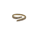 Stunning Natural diamond 0.22 carrat  with  14kt yellow Gold Ring NATDIA5