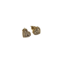 Magnifiques boucles d'oreilles en or jaune 10K avec 0.15ct de diamants naturels