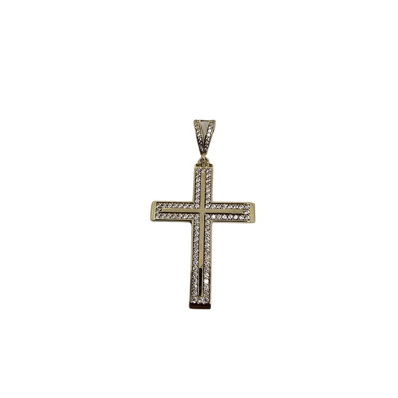 Timeless Cross Pendant – 10K Yellow Gold