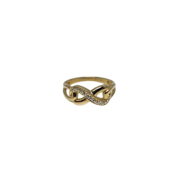 10k Gold Infinity Ring