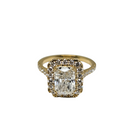 14k 2.50 ct Cushion Cut Elena Ring