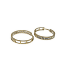 10k round style  earings