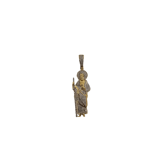 10k Hamsa 1.34ct Diamants NOUVEAU