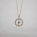 Faith to you : Pendentif Croix en or 10K sur chaîne Singapour