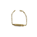 Bracelet Bébé Chaîne Figaro Or Jaune 10K BABY-002
