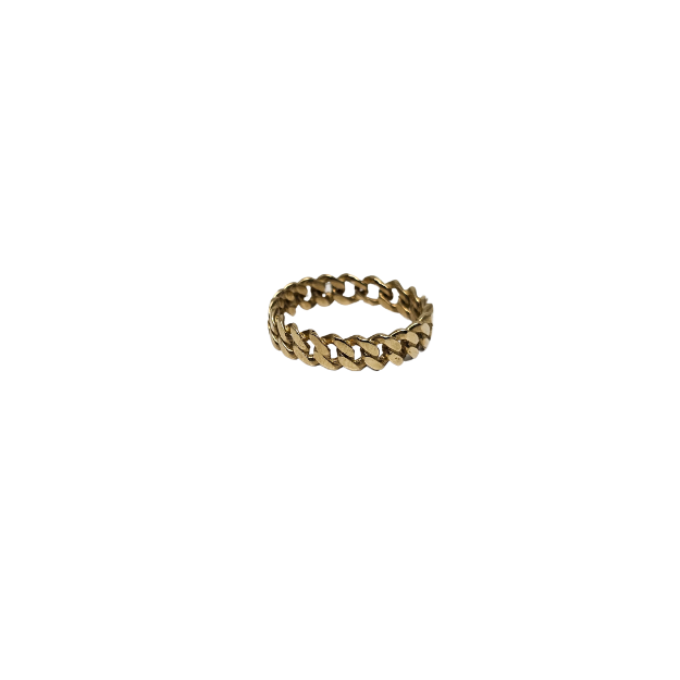 10k Gold Miami cuban link Ring