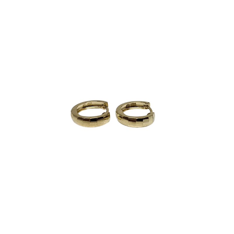 10K Yellow Gold Huggies