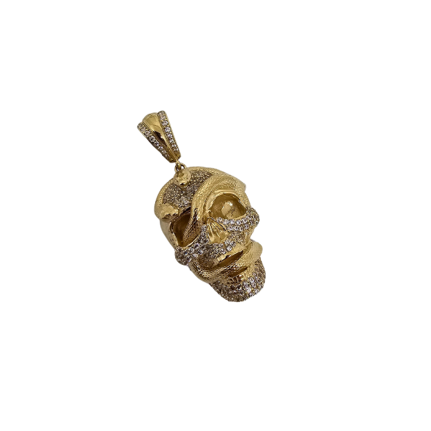 10k Gold pendant skull New