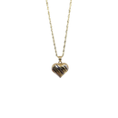 10k heart necklace