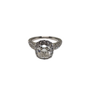 14k 2.96ct Cushion Shape VS Diamonds Ring