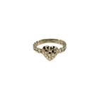 10K Yellow Gold Heart Ring