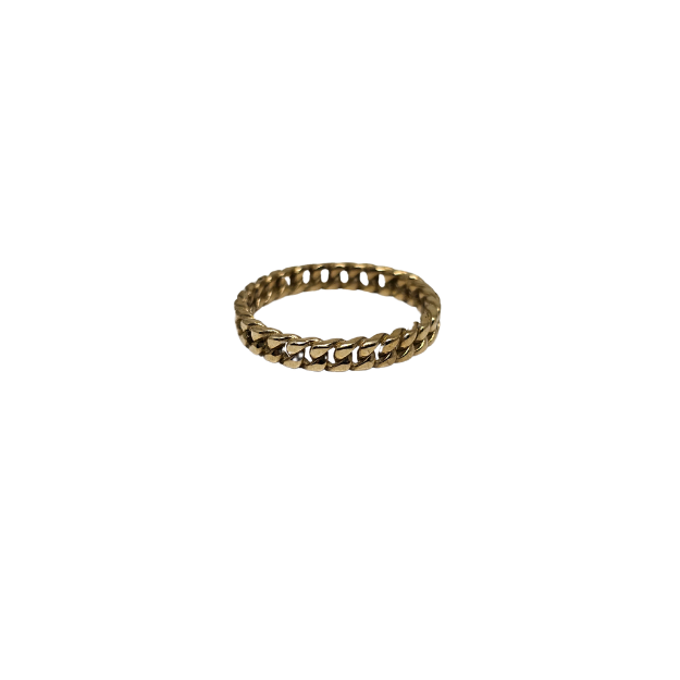10k Gold Miami cuban link Ring