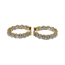 10k Round Earrings 2.72ct VS Diamonds