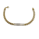 Bracelet Monaco 8mm or jaune