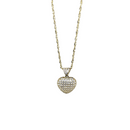 10k heart necklace