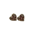 10K Yellow Gold Heart Earrings with 0.26 ct SI Diamonds – Elegant Sparkle