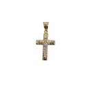 Pendentif Croix Jésus 10k