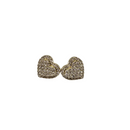Boucles d'oreilles en forme de coeur avec 1,05 ct de diamants naturels