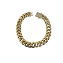 10k 11mm Miami cuban Link Zirconia Lock
