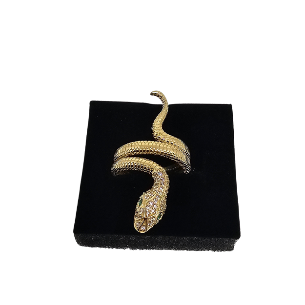 10k Gold Snake Women Ring New