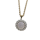 Elegant 10K Gold Pendant with Matching Chain – A Bold Statement of Power