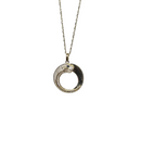 Mystic Moonfire : Collier Dragon et Croissant en or 10K