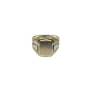 Men’s Solid 10K Yellow Gold Ring – Viril Simplicity