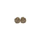 Boucles d'oreilles classiques en or jaune 10K avec 0,40ct de diamants naturels