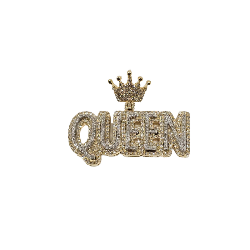 10k Queen Crown 1.17ct of Diamonds