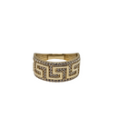 10k greek design ring