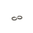 10k Or blanc Boucles d'oreilles huggies