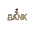 10k Bank Pendant 4.60ct of Diamonds 10k Gold