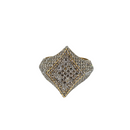 10k 2.50ct Triangle Style  diamond Ring