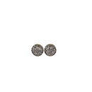 Boucles d'oreilles diamant rond avec 0,65 ct de diamants naturels
