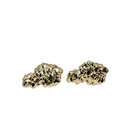 10k yellow gold Nugget Earings