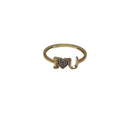 10k Gold Women Ring I love you New