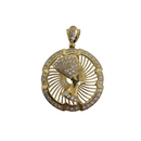 10K Gold Cleopatra Pendant New
